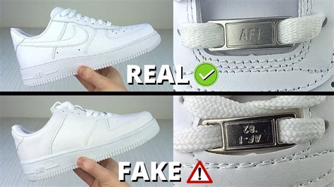 nike air force 1 triple white fake vs real|nike air force 1 authentication.